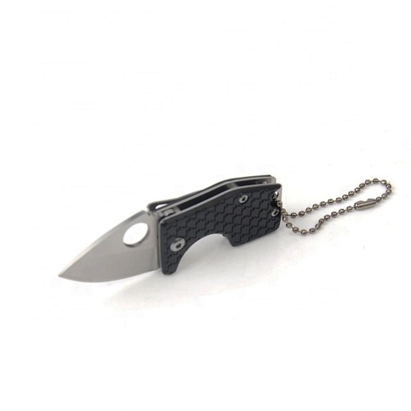 Professional folding mini multi gift knife with keychain