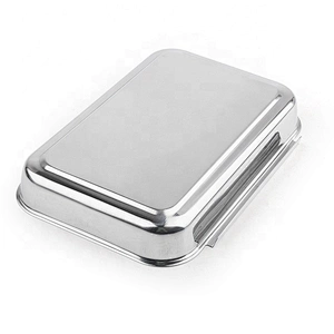 Manufacturer  stainless steel food grade  multifunction cheap   kitchen square  plate set of 3pcs