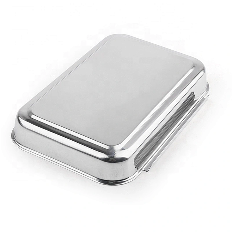 Manufacturer  stainless steel food grade  multifunction cheap   kitchen square  plate set of 3pcs