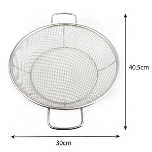 New design food grade stainless steel  kitchen  fruit round  vegetable colander
