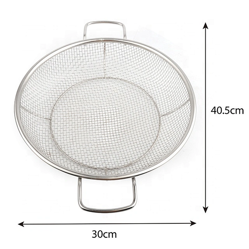New design food grade stainless steel  kitchen  fruit round  vegetable colander