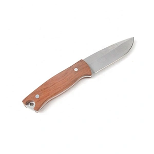 Full Tang Stainless Steel Blade Outdoor Camping Survival Knife with wood handle