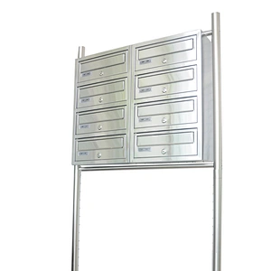 Wrought Stainless Steel Free Standing Residential Mailboxes With Posts
