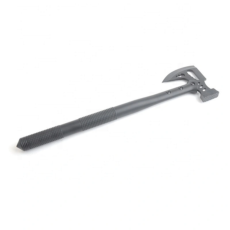 Multi-Purpose Stainless Steel Black Coating Hatchet Axe with Fire Starter and Knife for Outdoor