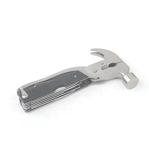 Stainless Steel Pocket Hand Tool Multi-Purpose Piler and Hammer