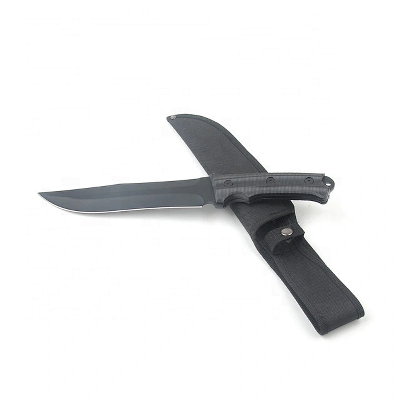 Stainless Steel Outdoor Survival Hunting Knife with ABS Handle
