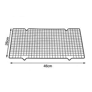 Non-Stick Rectangle Baking Cooling Tool Cake Biscuit Space Saving Cake Stand Tray Rack