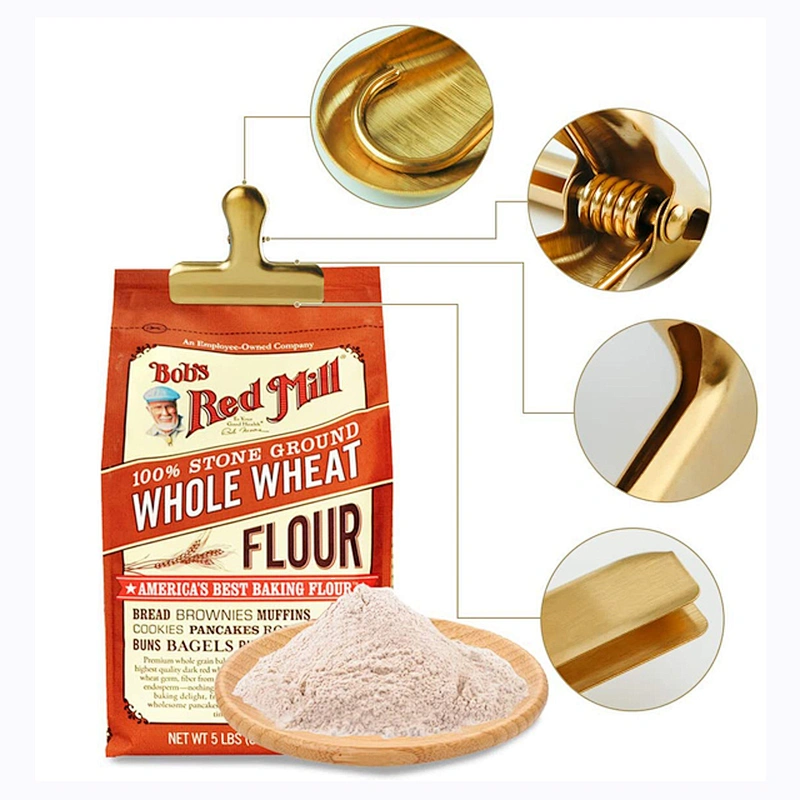 Hot selling good quality iron powder food bag small seal clip