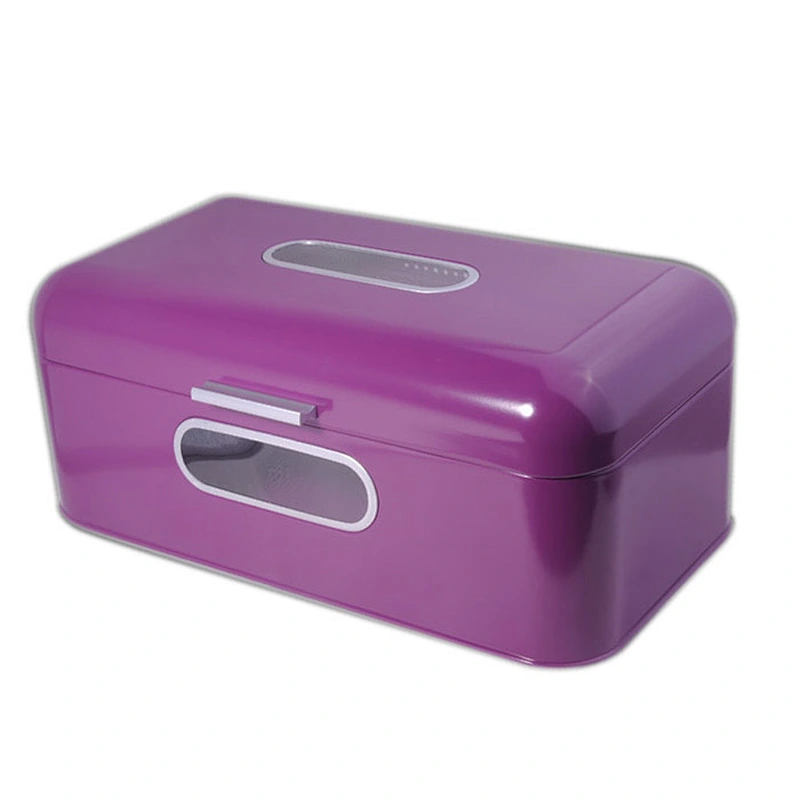 Hot selling high quality commercial colorful plastic bread box bin for kitchen accessoires