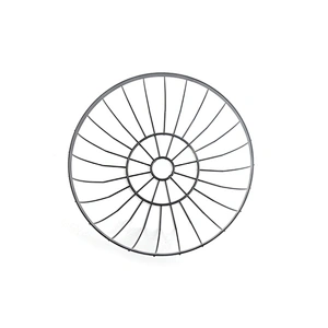 Round shape kitchen vegetable fruit metal basket wire mesh storage baskets