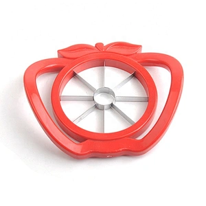 food grade stainless steel blade and plastic commercial manual apple fruit cutter slicer