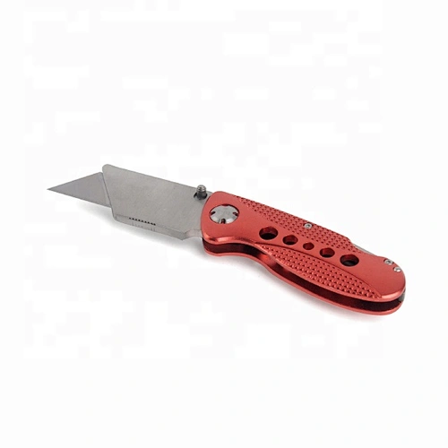 Customized SK5 Blade Aluminum Alloy Handle Folding Utility Pocket  Knife