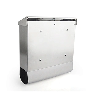 stainless steel cold-rolled sheets with painting lockable wall mounted solar mailbox letterbox postbox with house number