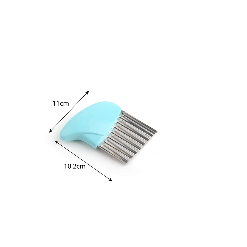 Stainless steel wave manual potato slicer kitchen tools/custom potato cutter