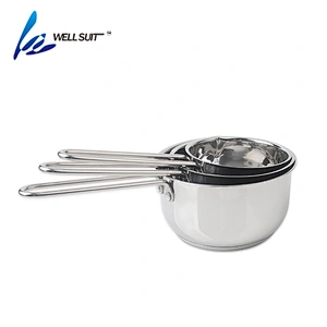 Best supplier durable long handle mixing bowl set chocolate melting bowl