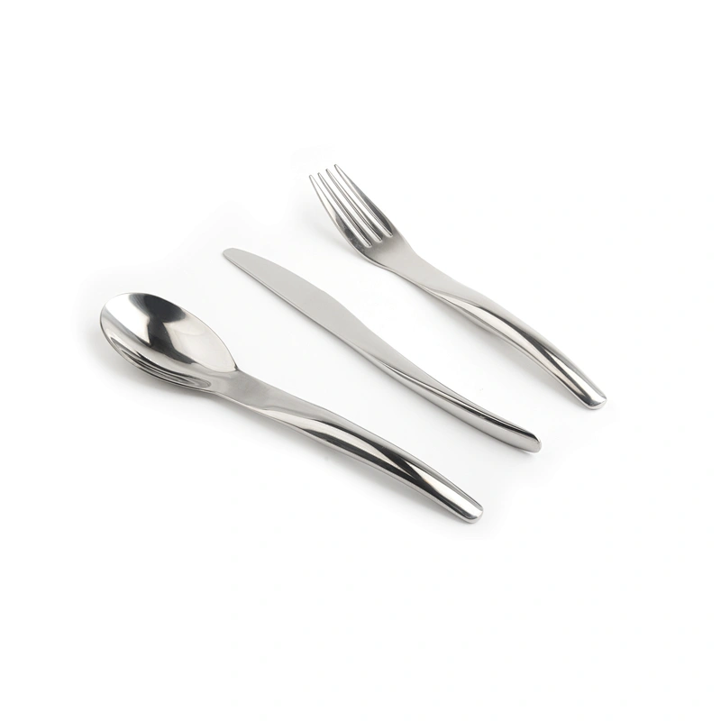 stainless steel portable travel cutlery set with straw in box