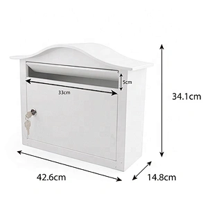 Stainless steel post office box desgin metal mailbox outdoor