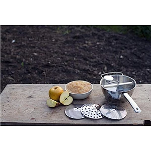 kitchen accessories kitchen gadgets manual stainless steel vegetable food mill with 3pcs blades