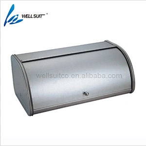 High quality cube stainless steel bread box metal bread box