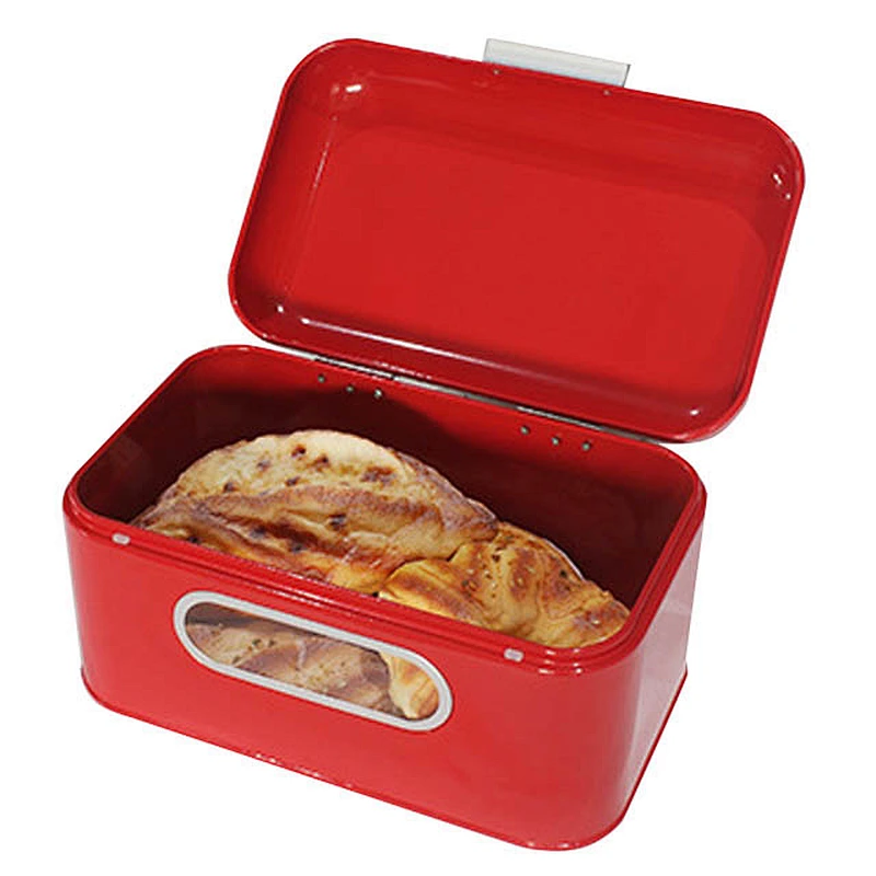 Hot selling high quality commercial colorful plastic bread box bin for kitchen accessoires