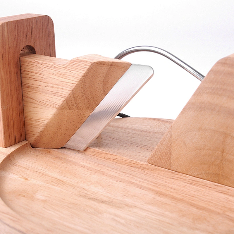 Hot selling good quality wood ham slicer sausage Guillotine
