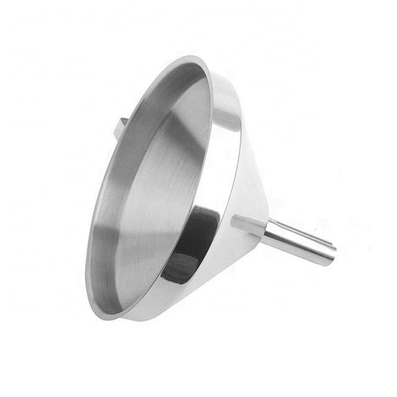 Amazon hot sale high quality professional stainless steel  metal paper oil funnel