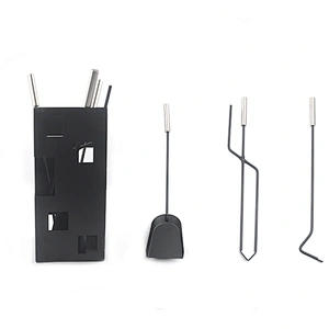Hot Sale Modern Stainless Steel  3 Pcs Handle Fireplace Tool Accessories Set