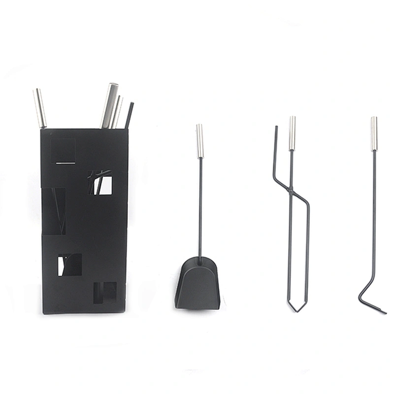 Hot Sale Modern Stainless Steel  3 Pcs Handle Fireplace Tool Accessories Set