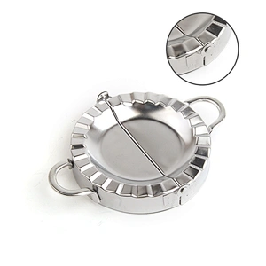 Endurable stainless steel dumpling maker press