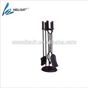 High Quality Rustic indoor outdoor iron Fireplace Tool set