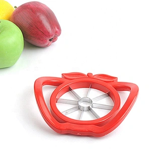 food grade stainless steel blade and plastic commercial manual apple fruit cutter slicer