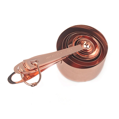 Copper plating measuring spoon measuring cup measuring jug