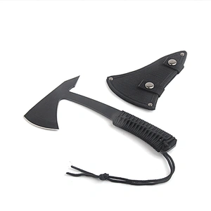 Stainless Steel Mini Multifunctional Kitchen Survival Axe With Wooden Handle