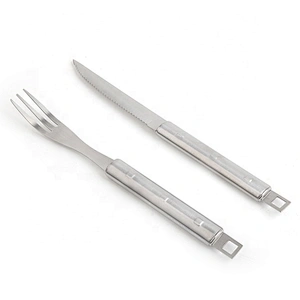 Heavy Duty 4 Piece Stainless Steel BBQ Tool Set
