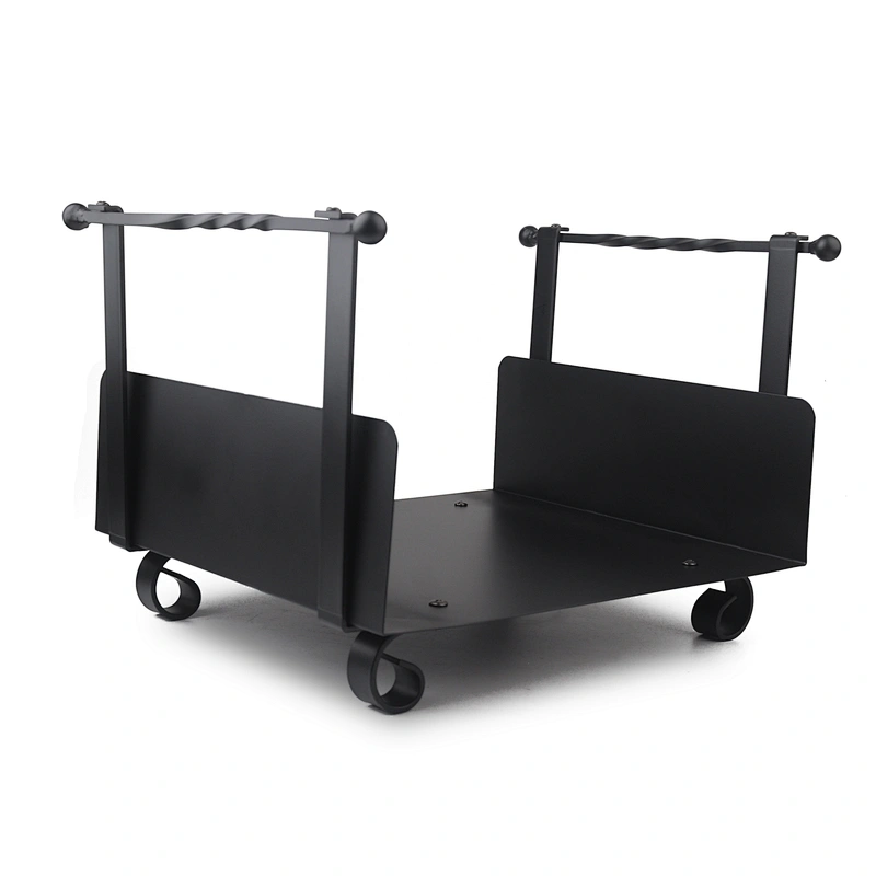 Hot Sale Black Coating Fireplace Log Rack