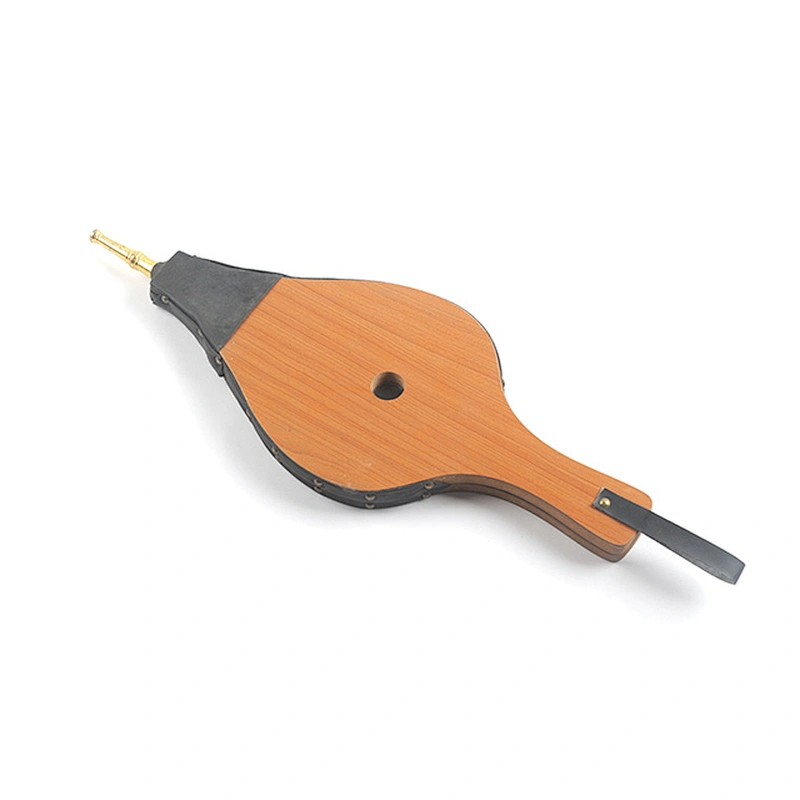 Large Fireplace Bellows Wooden Air Blower with Hanging Strap for Outdoor Camping BBQ