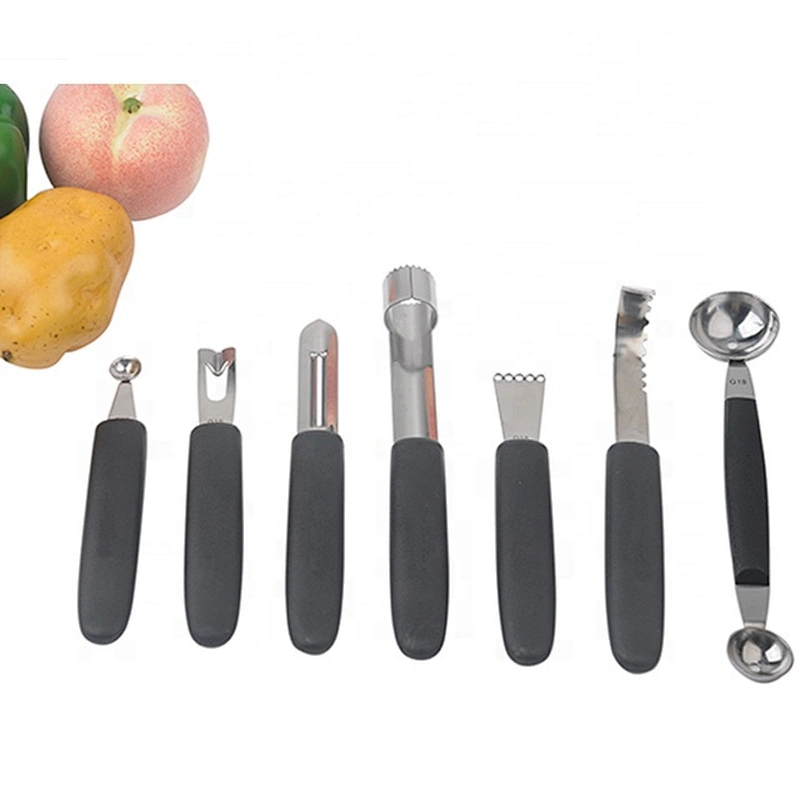 7pcs pumpkin carving tools vegetables tools for cooking tool kitchen utensils accessories
