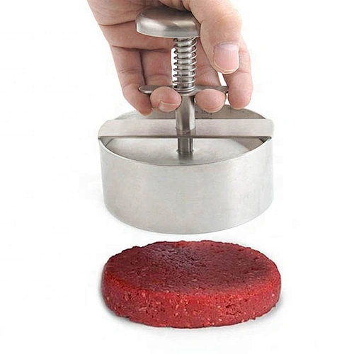 Food Grade Aluminum Burger Press Nonstick Cook Cooking Mold Hamburger Meat Press
