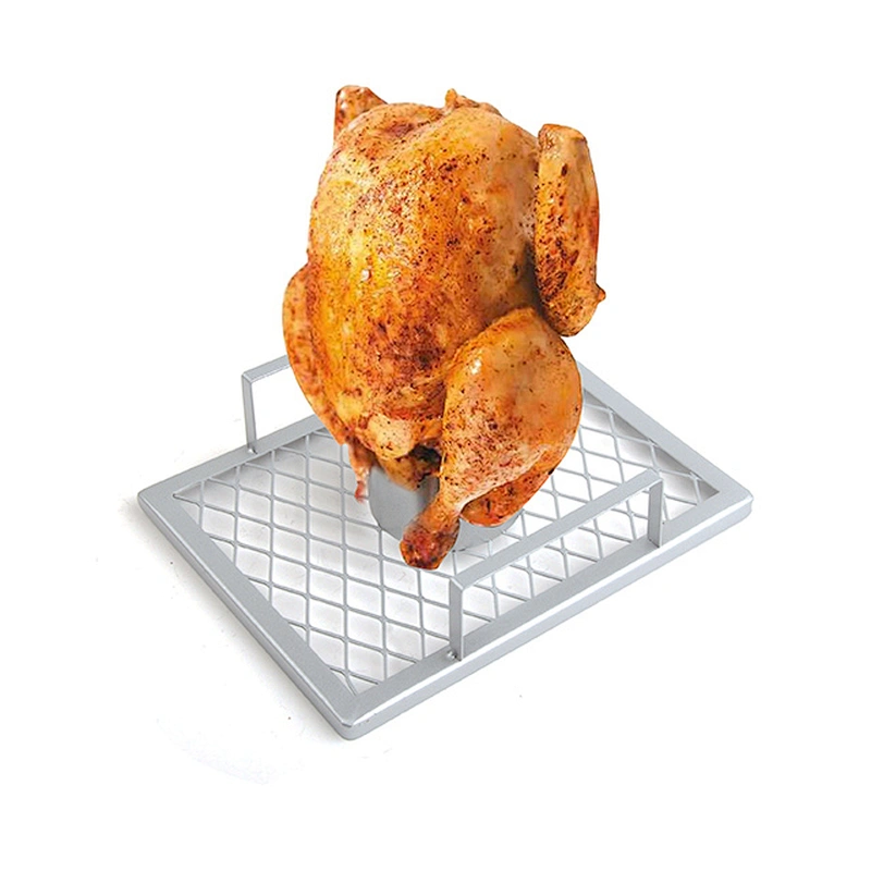 Grilling Tool Stand Cooker Holder Metal easy to clean chicken roaster