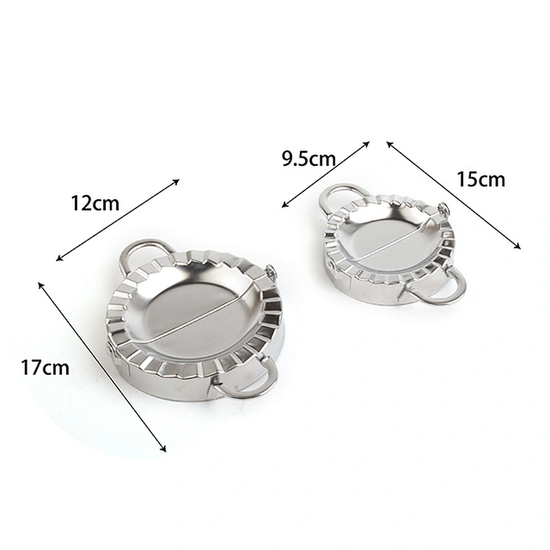Endurable stainless steel dumpling maker press
