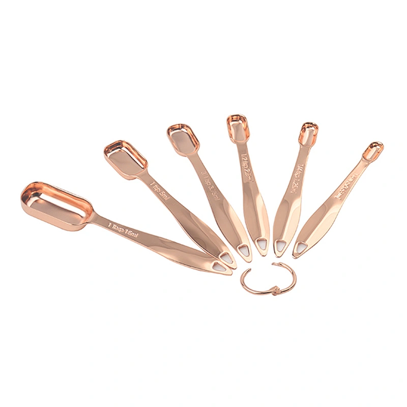 high quality copper stainless steel measuring spoon set