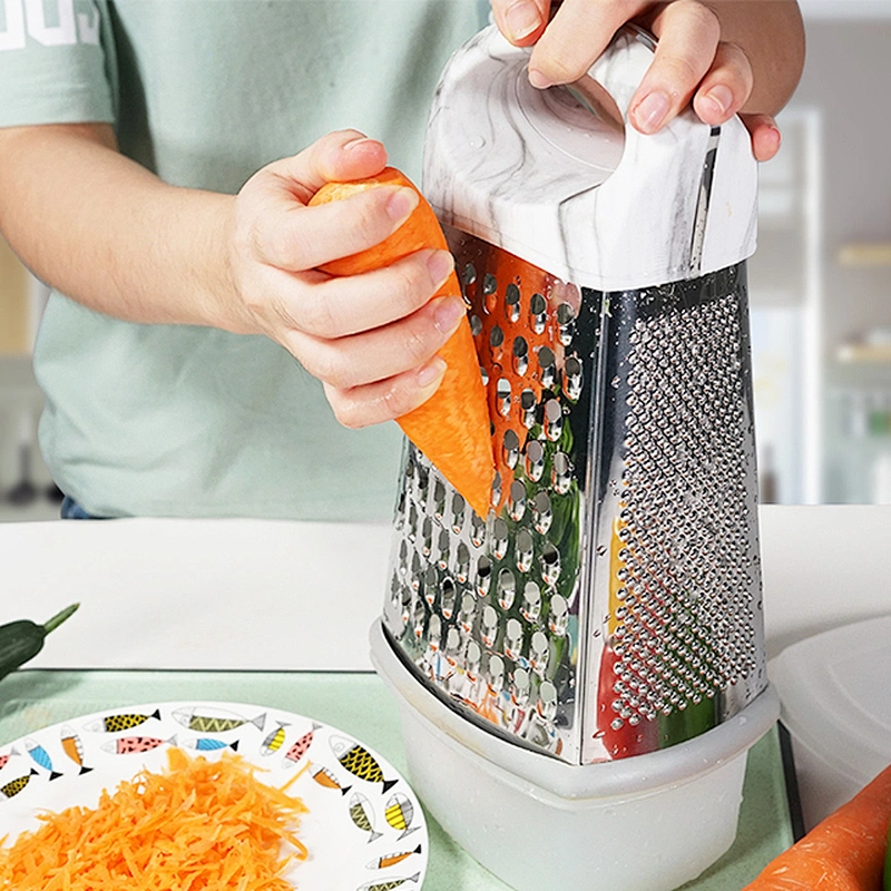 Hot selling multi functional kitchen four sides vegetables grater