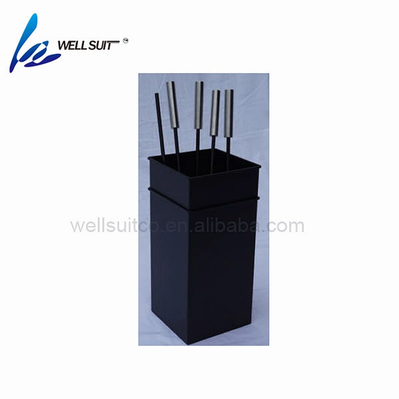 5 metal fireplace tools with coating fireplace accessory square holder