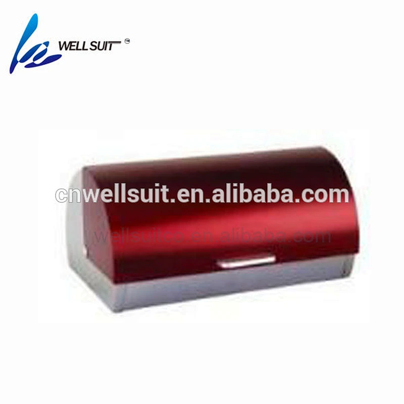 Stainless steel bread box for kitchen counter bread bin