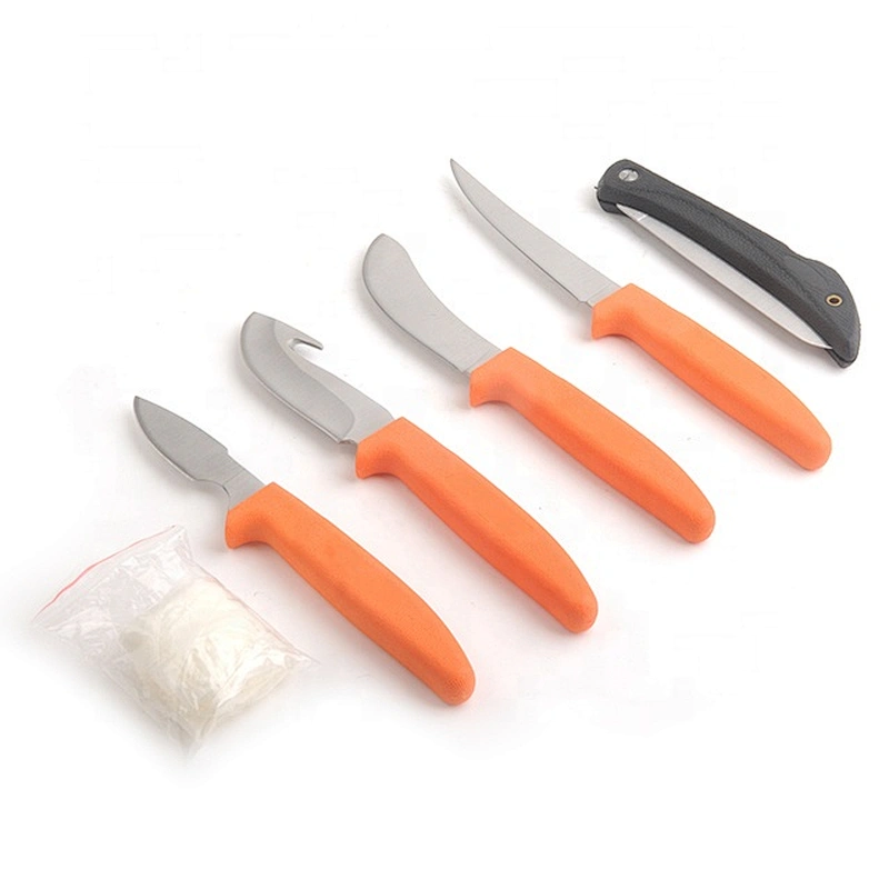 Outdoor Camping Hunting Fishing Mulit Tools Knife Set with Carry Case
