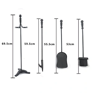 Fireplace Accessories Cast Iron Fire Log Fireside Fireplace tools sets
