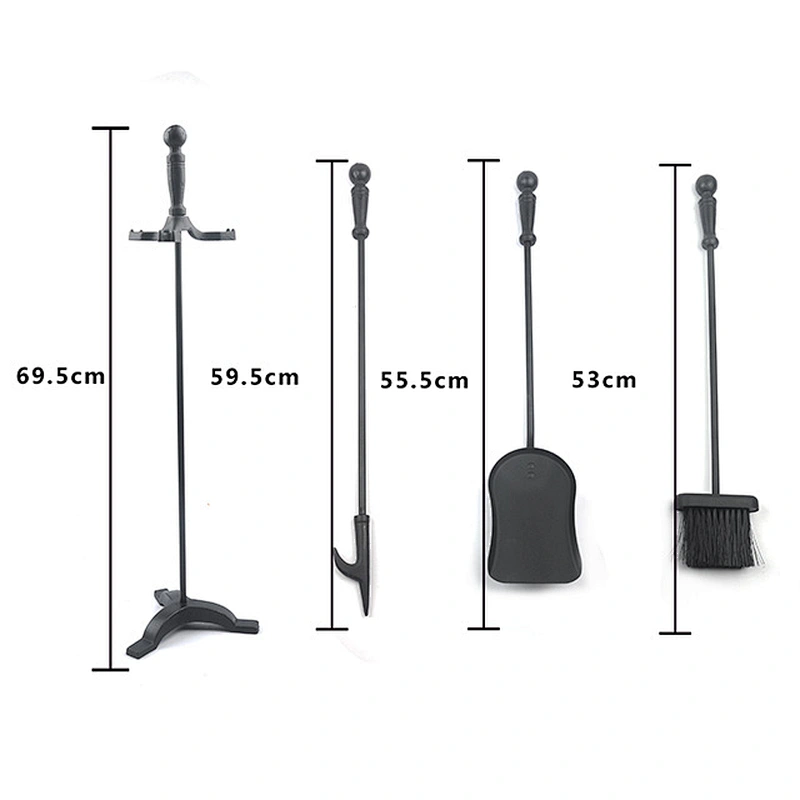 Fireplace Accessories Cast Iron Fire Log Fireside Fireplace tools sets