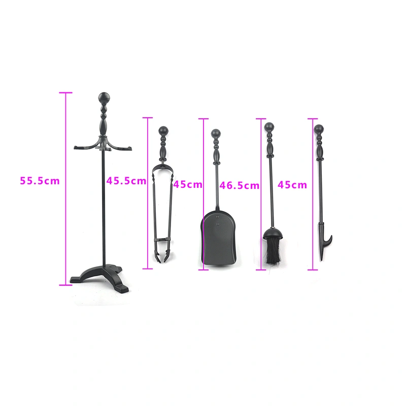 Unique fireplace accessories 5pcs  fireplace sets