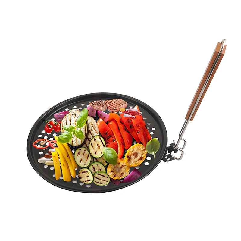 Non-stick coated bbq grill pans barbecue grill basket BBQ baking pans BBQ tools