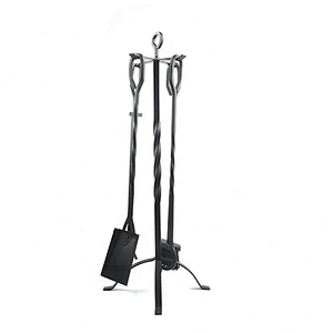 Hot selling new design easy to hang fireplace tools set of 4pcs